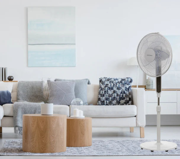 Ventilateur sur pied, diamètre 40cm, Télécommande, OVP-C40-Luxe