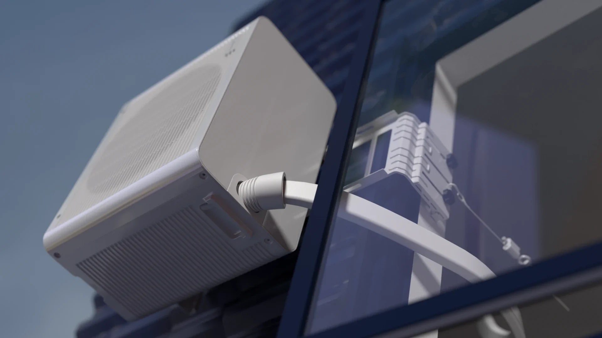 Support optionnel MIDEA PortaSplit Climatiseur Split Mobile pour balcon à la française/velux