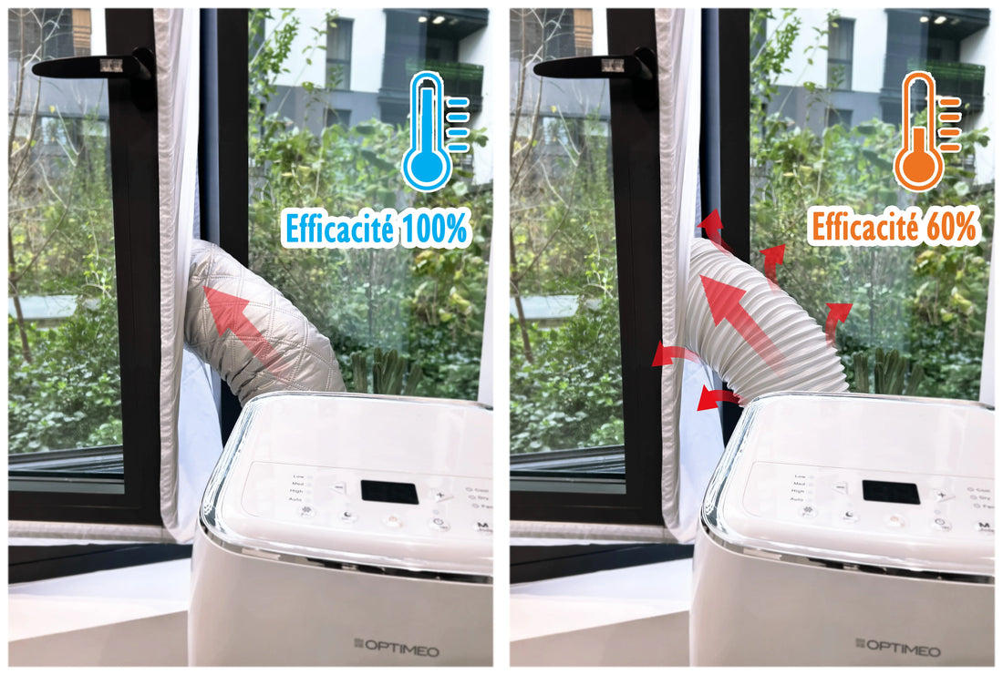 Manchon isolant universel pour gaine de climatiseur mobile
